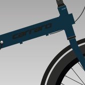 CARRARO FLEXI 121D KATLANIR BİSİKLET 350H 21-V MD MAT NAVY-MAVİ-SİYAH-KAHVE