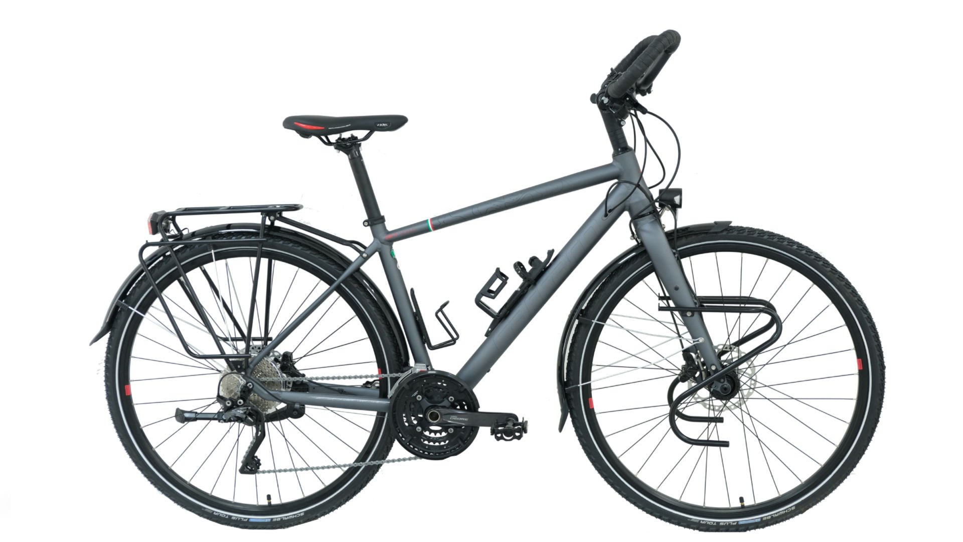 CARRARO CR-T WORLD 28 TUR BİSİKLETİ 460H 22-V HD MAT ANTRASİT-KIRMIZI