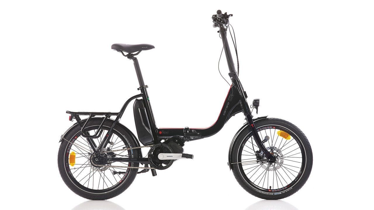 CARRARO E-FLEXI ELEKTRİKLİ KATLANIR BİSİKLET 460H NEX-8 HD MAT-SİYAH-KIRMIZI-GRİ