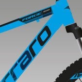 CARRARO FORCE 600 26 DAĞ BİSİKLETİ 21-V VB 432H MAT AÇIK MAVİ-SİYAH-GÜMÜŞ