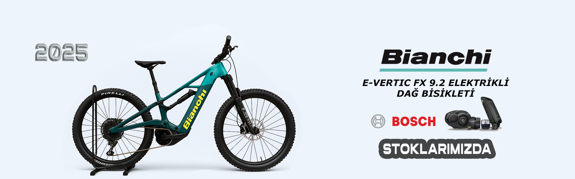 Bianchi E-Vertic 9.2 Elektrikli Dağ Bisikleti