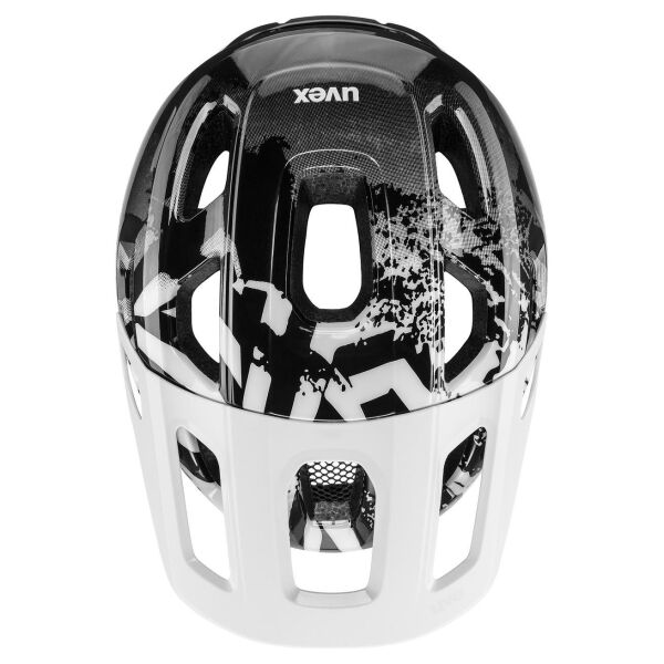 UVEX REACT JR. ÇOCUK BİSİKLET KASKI - WHITE BLACK - 52-56