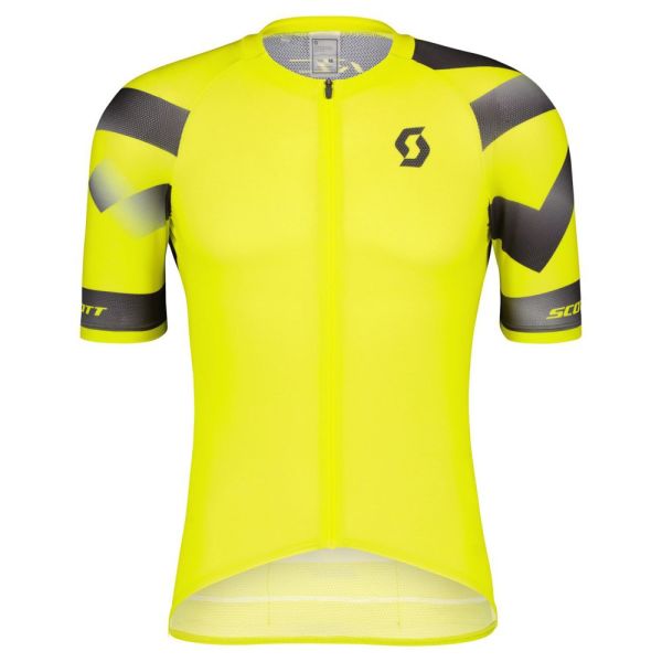 SCOTT RC PREMIUM CLIMBER SS KISA KOL FORMA SULPHUR YELLOW/BLACK/L