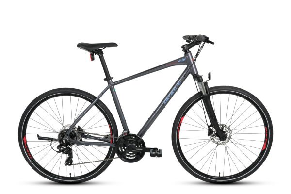 CARRARO SPORTIVE 223 ŞEHİR BİSİKLETİ 457H 21-V HD ANTRASİT-KIRMIZI-AÇIK MAVİ