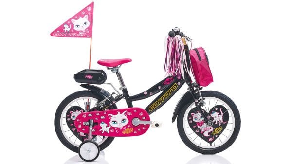 CARRARO MOGGY 16 ÇOCUK BİSİKLETİ 220H 1-V VB SİYAH-ALTIN-PEMBE R2