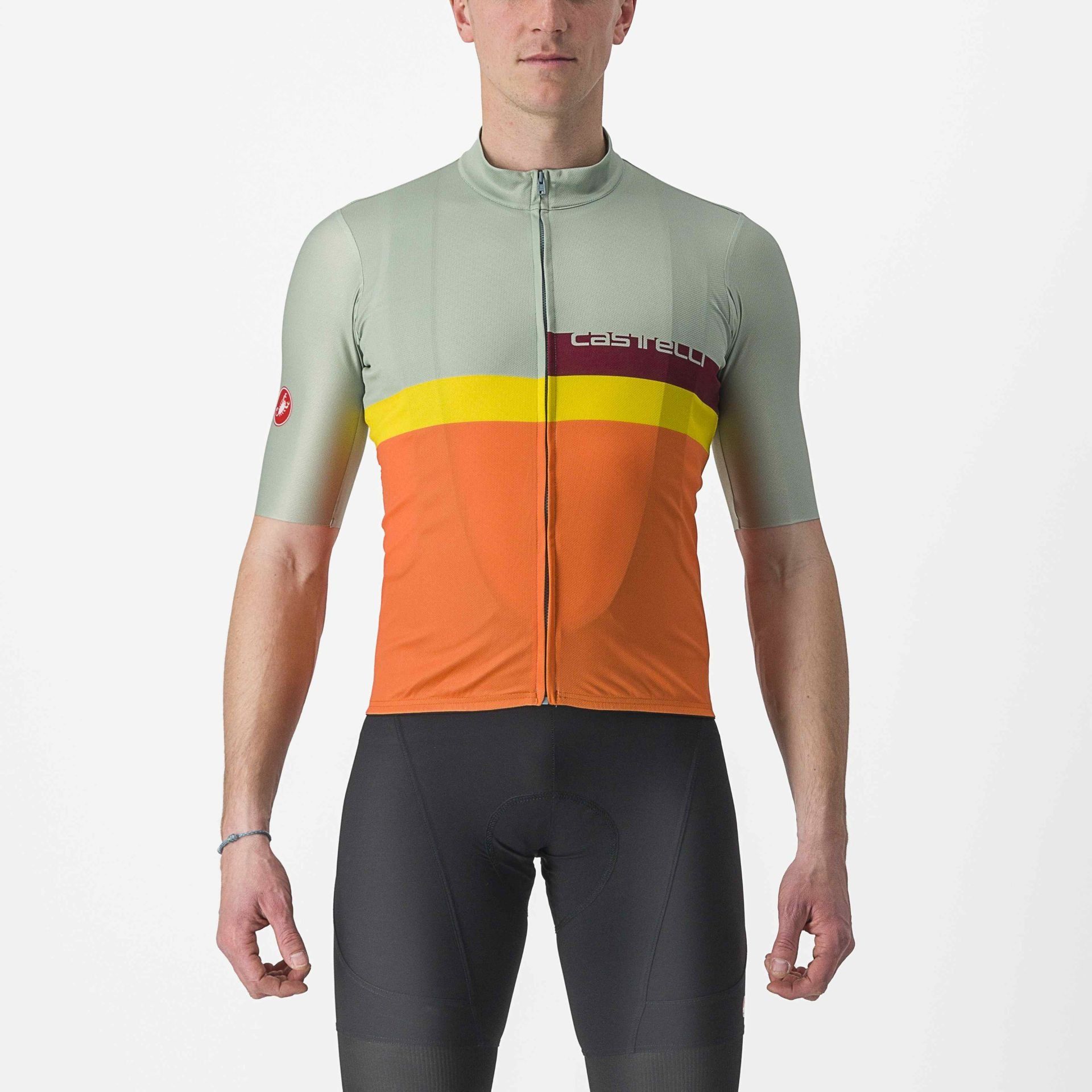CASTELLI A BLOCCO FORMA Yeşil/Turuncu - XXL