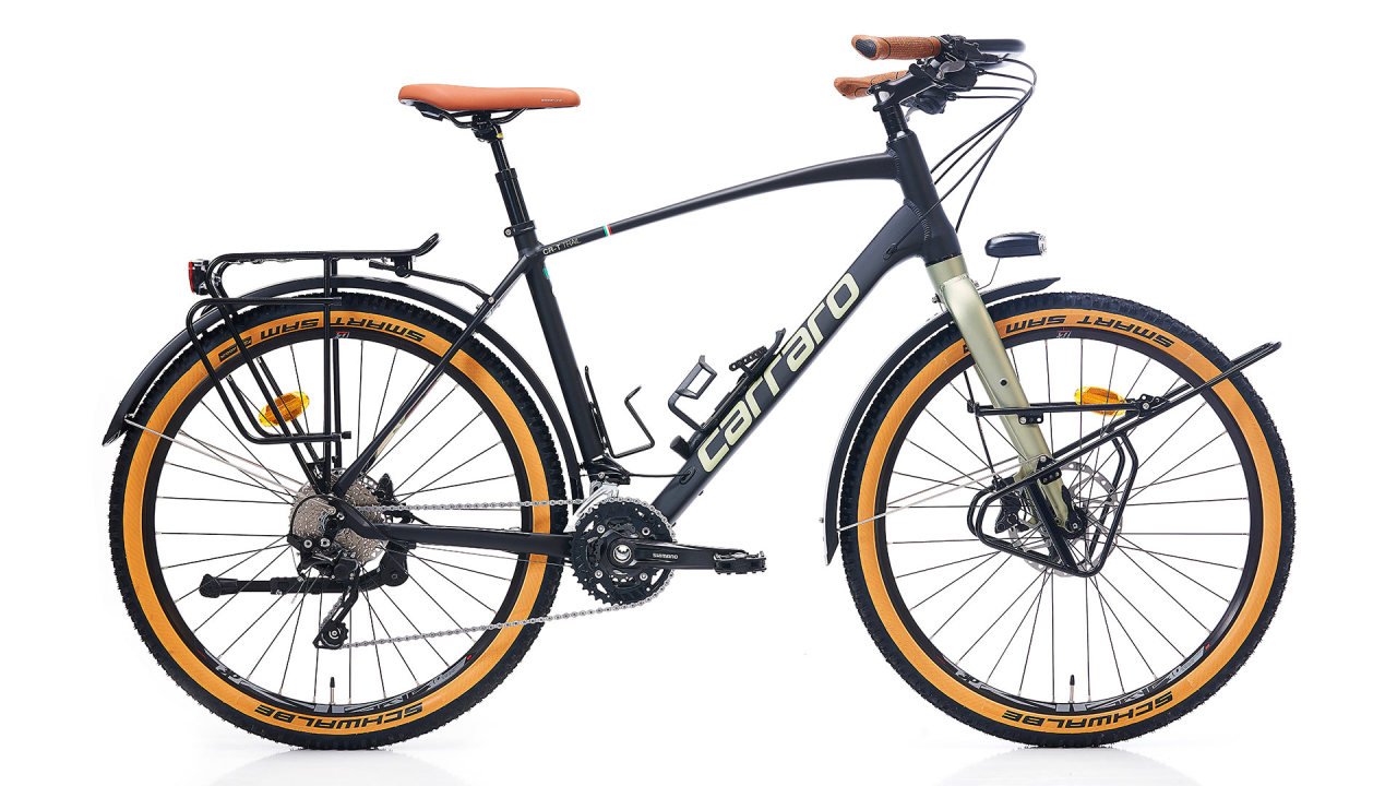 CARRARO CR-T TRAIL 27,5 TUR BİSİKLETİ 560H 30V HD MAT SİYAH-YEŞİL-KAMUFLAJ