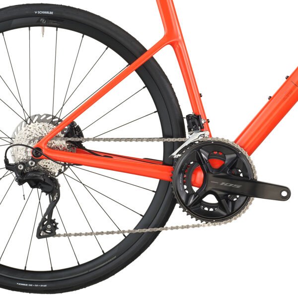 SCOTT ADDICT 50 KARBON YOL BİSİKLETİ 105 24V TURUNCU XS-49