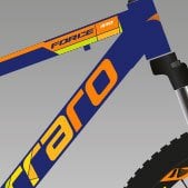 CARRARO FORCE 410 24 ÇOCUK BİSİKLETİ 325H 21-V MD MAT MAVİ-TURUNCU-SARI-YEŞİL- BEYAZ