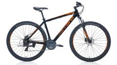 CARRARO FORCE 920 29 JANT DAĞ BİSİKLETİ 400H 21-V HD MAT SİYAH-TURUNCU-GÜMÜŞ