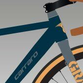 CARRARO GRAVEL G2 GRAVEL BİSİKLET 480H 20-V HD MAT NAVY MAVİ-GRİ-AÇIK TURUNCU R1