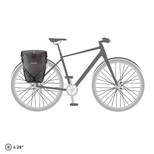 ORTLIEB F5204 ARKA ÇANTA BACK-ROLLER PLUS 40L GRANİT- SİYAH