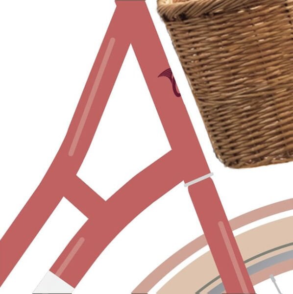 CARRARO ELENA 28 ŞEHİR BİSİKLETİ 432H 7-V CB METALİK PEMBE-BORDO-BEYAZ