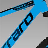 CARRARO FORCE 900 DAĞ BİSİKLETİ 400H 21-V VB MAT AÇIK MAVİ-SİYAH-GÜMÜŞ