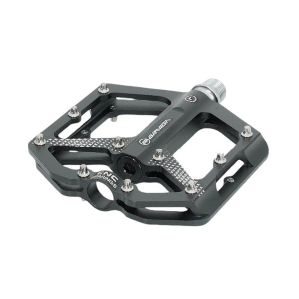 BRIVIGA PEDAL PLATFORM ALÜMİNYUM CNC CR-MO RULMANLI SİYAH 320G