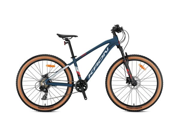 KRON XC 100 26 DAĞ BİSİKLETİ 14 21V HD MAT KOYU LACİVERT-GRİ-KIRMIZI