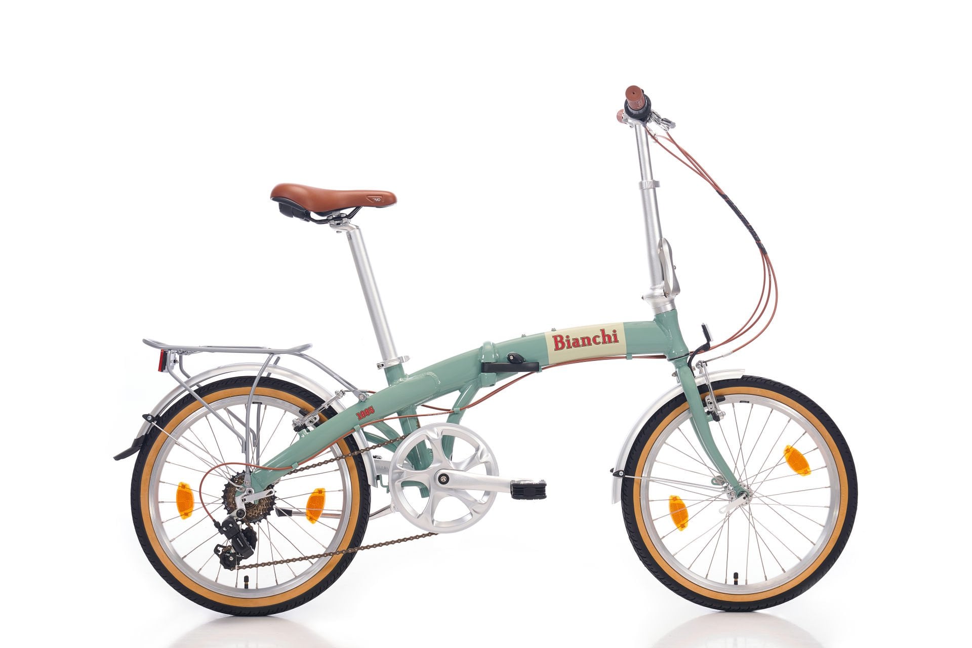 BIANCHI NEW FOLDING VINTAGE KATLANIR BİSİKLET 290H 7-V VB CELESTE