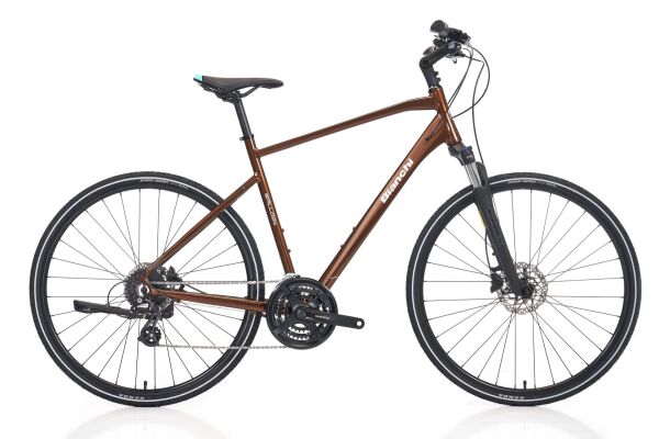 BIANCHI NEWTOURER 24 ŞEHİR BİSİKLETİ ALTUS 24V HD 47 KAHVERENGİ-BEYAZ