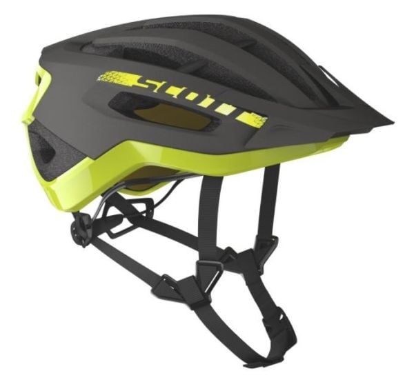 SCOTT FUGA PLUS REV CE BİSİKLET KASKI DARK GREY/RADIUM YELLOW M