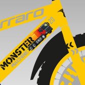 CARRARO MONSTER 20 ÇOCUK BİSİKLETİ SARI GRİ SİYAH SARI