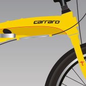 CARRARO FLEXI 107 KATLANIR BİSİKLET 320H 7-V VB SARI-SİYAH-KIRMIZI