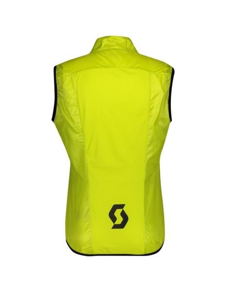 SCOTT VEST MENS RC TEAM WB BİSİKLET RÜZGARLIK SULPHUR YELLOW/BLACK XL