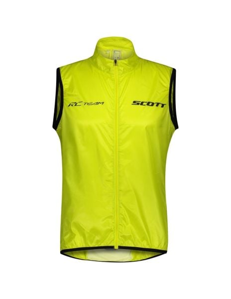 SCOTT VEST MENS RC TEAM WB BİSİKLET RÜZGARLIK SULPHUR YELLOW/BLACK XL