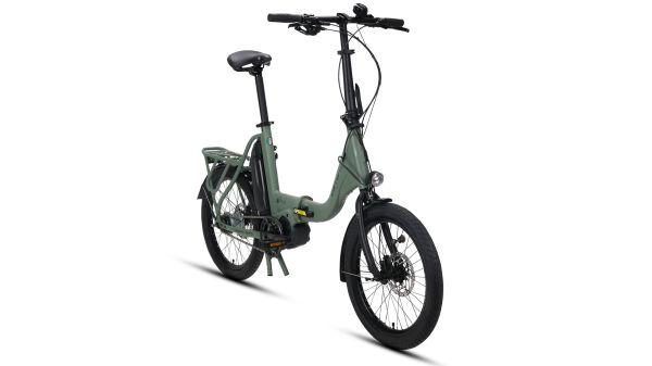 CARRARO E-FLEXI 6.1 ELEKTRİKLİ KATLANIR BİSİKLET 460H NEX-8 HD MAT KOYU YEŞİL-ADAÇAYI-KIRMIZI