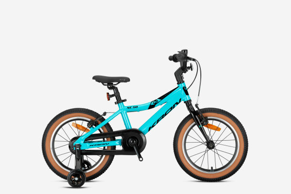 KRON XC 50 16 JANT ÇOCUK BİSİKLETİ V.B TURKUAZ-SİYAH