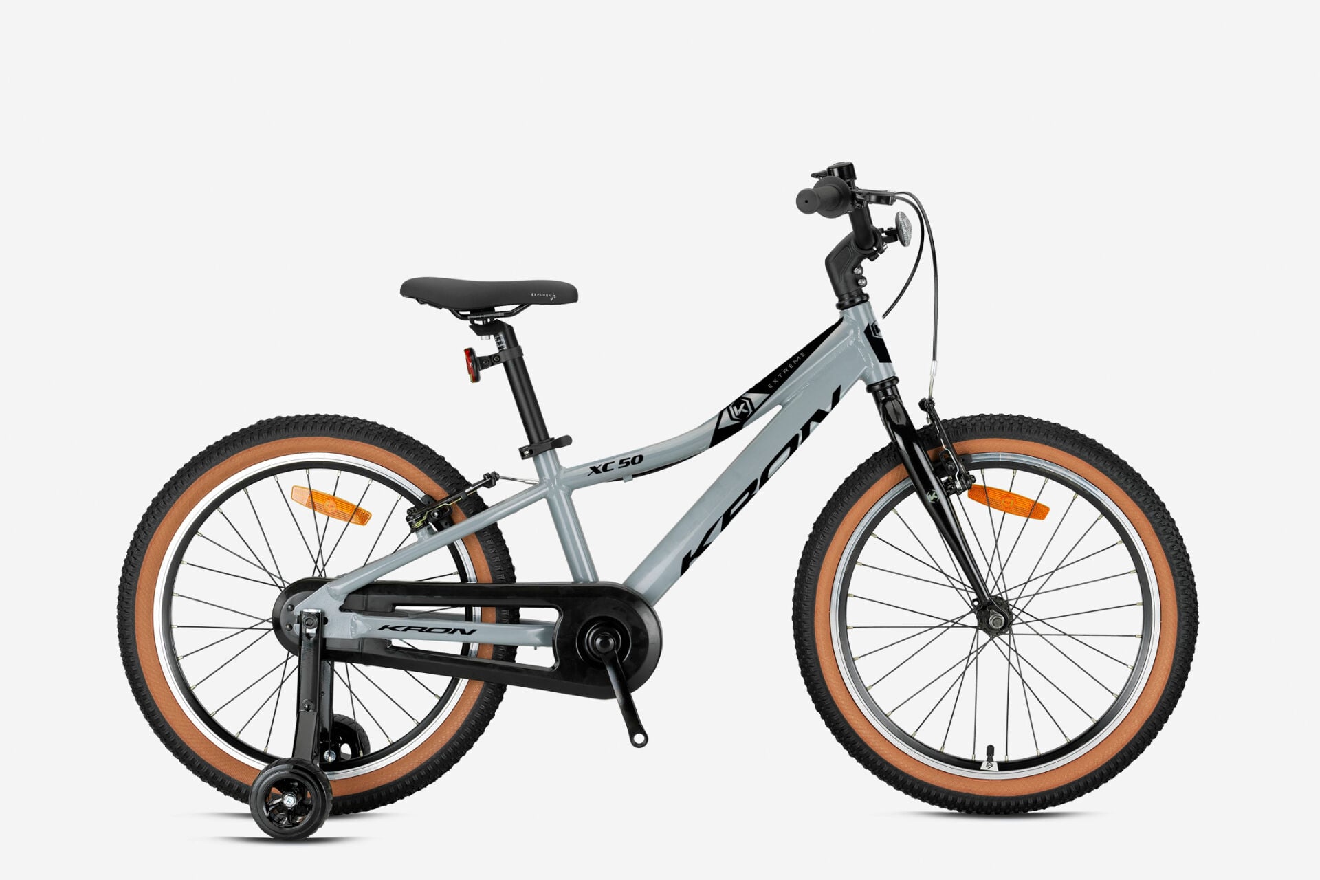 KRON XC 50 20 JANT ÇOCUK BİSİKLETİ V.B NARDO GRİ-SİYAH