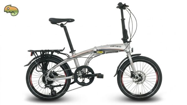CARRARO FLEXI 108 HD 20 KATLANIR BİSİKLET 320H 8-V GÜMÜS-TURKUAZ (BUKALEMUN)-SİYAH- KIRMIZI R2