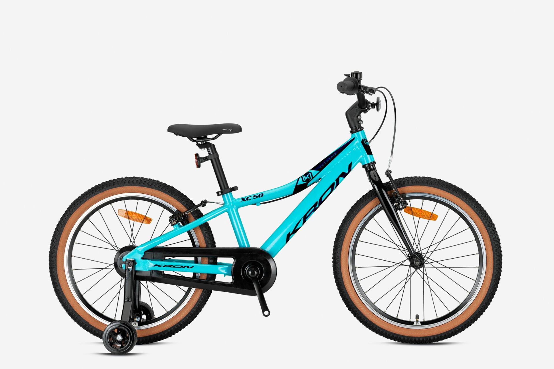 KRON XC 50 20 JANT ÇOCUK BİSİKLETİ V.B TURKUAZ-SİYAH