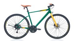 CARRARO SPORTIVE 328 ŞEHİR BİSİKLETİ 27-V HD FREN 480H MAT KOYU YEŞİL SARI KAHVERENGİ