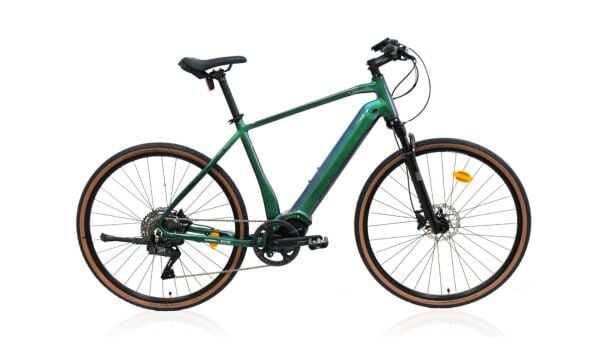 CARRARO E-SPORTIVE X PRO 28 ELEKTRİKLİ ŞEHİR BİSİKLETİ 480H 10-V DI2 HD YEŞİL-TURUNCU-GÜMÜŞ