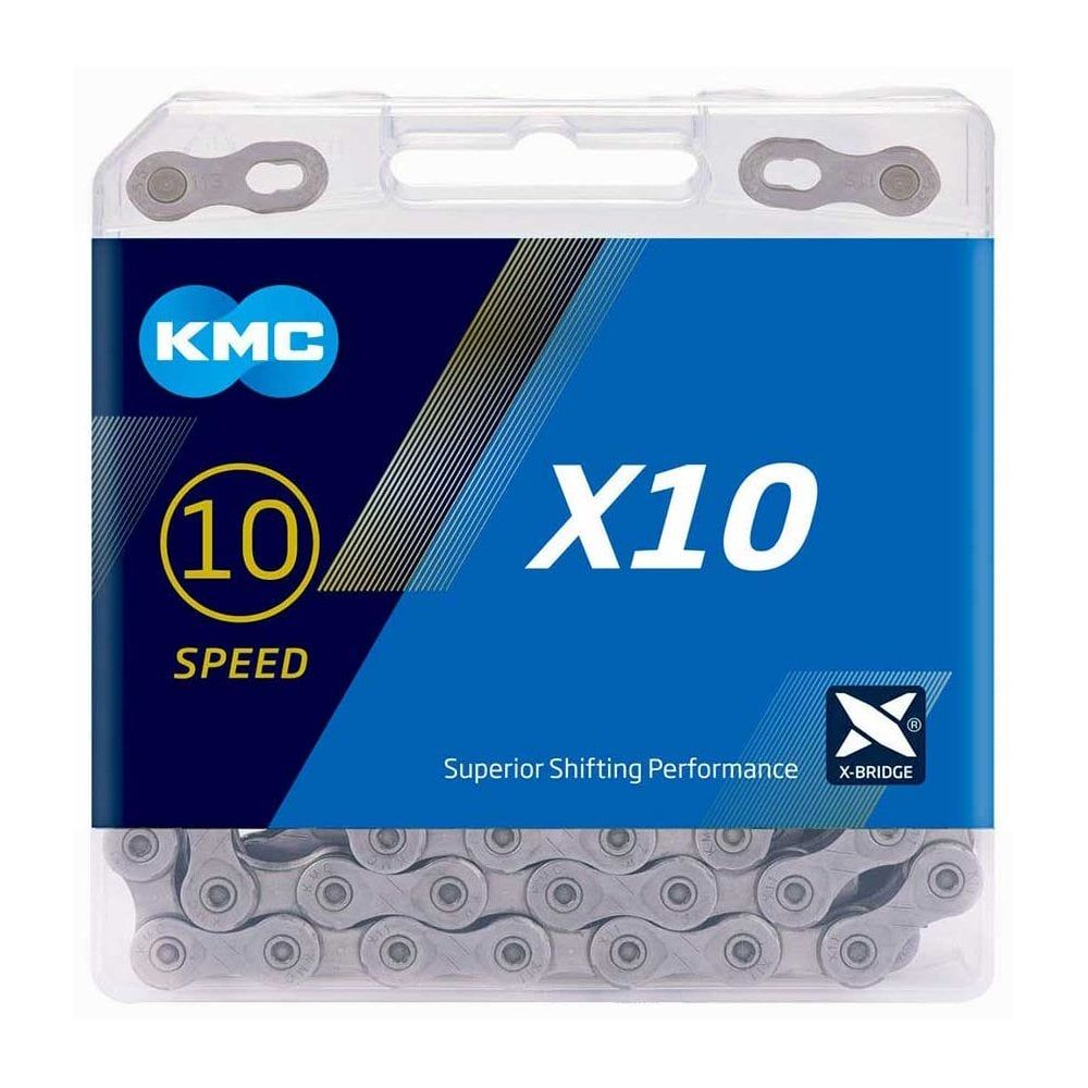 KMC ZİNCİR X10 GRİ 10 VİTES UYUMLU KUTULU 114L BX10GG114