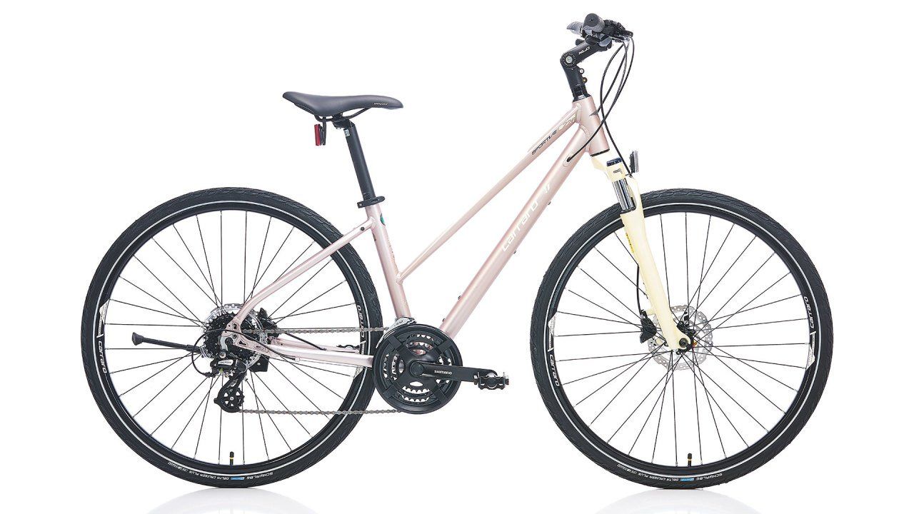 CARRARO SPORTIVE 226 ŞEHİR BİSİKLETİ 457H 24-V HD MAT METALİK-PEMBE-BEJ-MOR