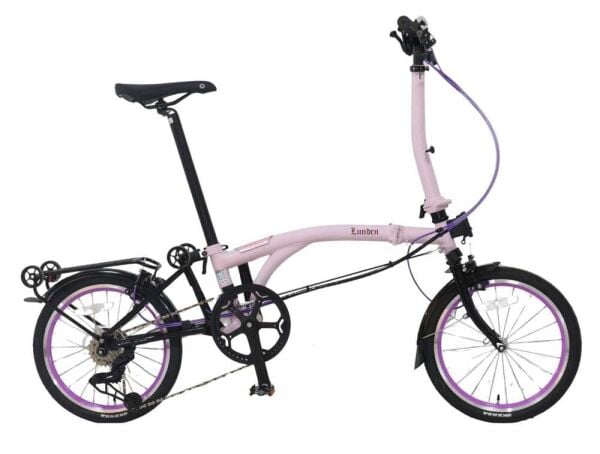 DAHON LUNDEN 16 JANT KATLANIR BİSİKLET VB 8V PEMBE-MOR