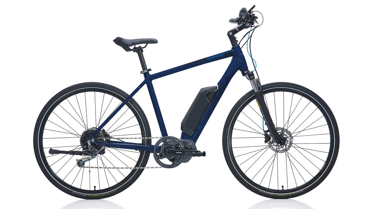 CARRARO E-SPORTIVE 6.1 ELEKTRİKLİ ŞEHİR BİSİKLETİ 460H 9-V HD LACİVERT-SİYAH-MAVİ