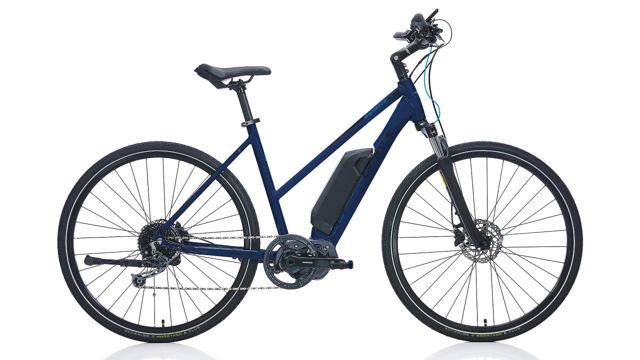 CARRARO E-SPORTIVE 6.2 ELEKTRİKLİ ŞEHİR BİSİKLETİ 450H 9-V HD LACİVERT-SİYAH-MAVİ