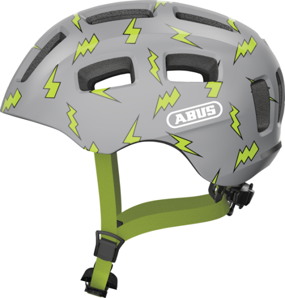 ABUS YOUN-I 2.0 ÇOCUK GENÇ BİSİKLET KASKI - GREY FLASH M 52-57