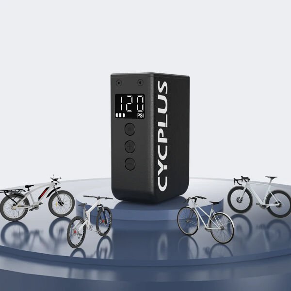 CYCPLUS AS2 PRO MAX ŞARJLI BİSİKLET POMPASI GÖSTERGELİ 120 PSI