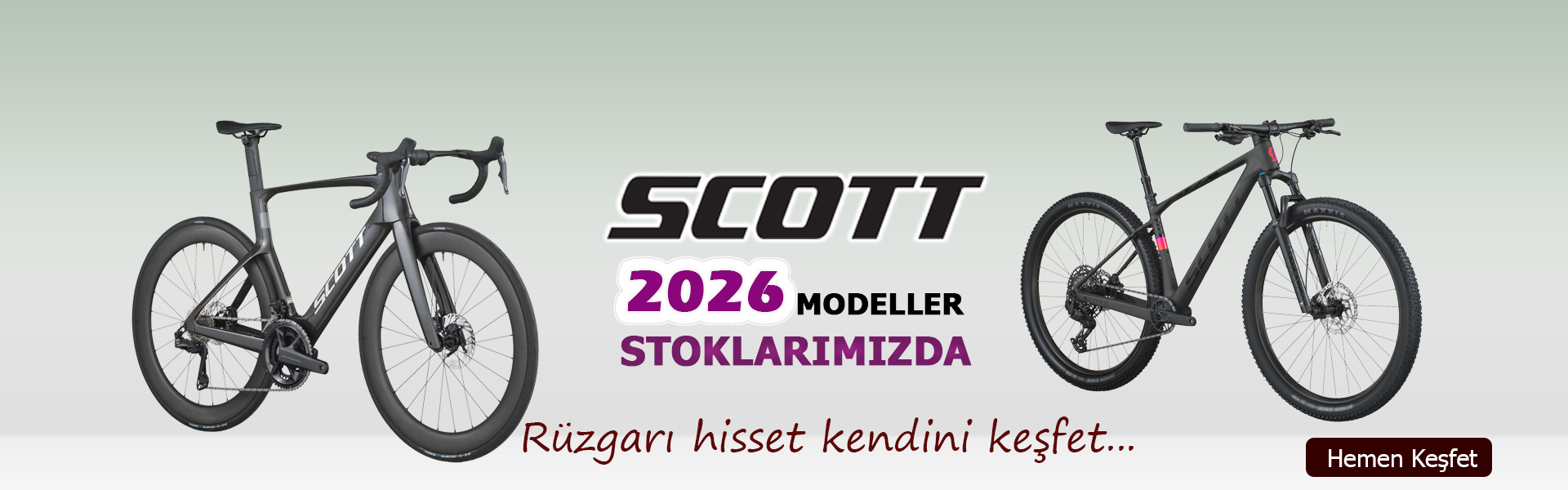 Scott Bisiklet 2026 Modelleri Stoklarımızda